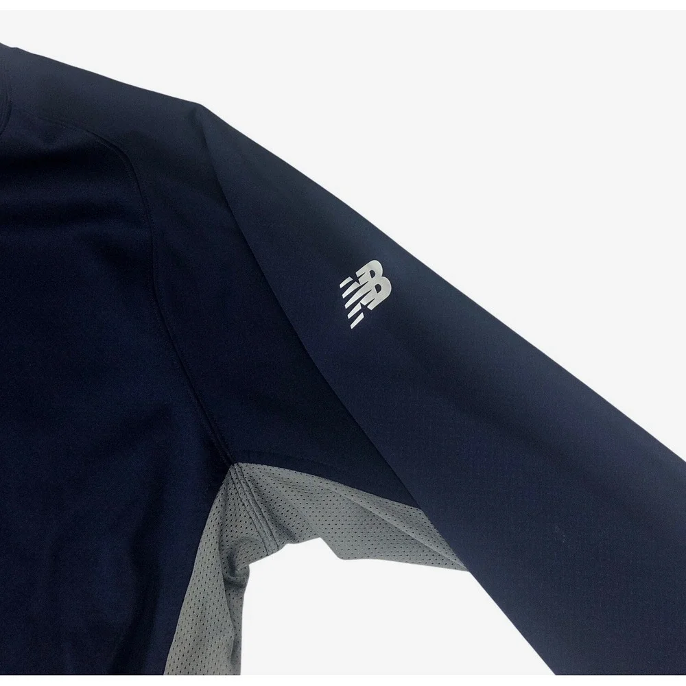 New Balance West Virginia Mountaineers‎ Navy Blue Performance Sweatshirt Mens M
